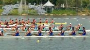 Sports News | Rowing: India Finishes First in Men's Fours Heats to Qualify Directly for Final at Asian Games