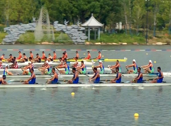 Sports News | Rowing: India Finishes First in Men's Fours Heats to Qualify Directly for Final at Asian Games
