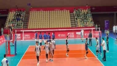 Sports News | Asian Games: India Men's Volleyball Team Clinch Thrilling Victory Against South Korea