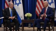 World News | US President, Israel PM Hold Talks on UNGA Sidelines, Welcome Announcement of India-Middle East-Europe Economic Corridor