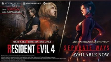 Business News | Additional Story DLC for Resident Evil 4 out Now, Offers New Exhilarating Action and Different Play Feel