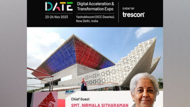 Business News | Newly Inaugurated Yashobhoomi (IICC Dwarka) to Host Trescon's DATE 2023 with Finance Minister Nirmala Sitharaman Amongst the Dignitaries