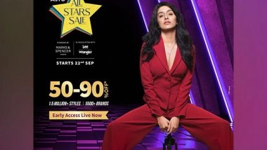 Entertainment News | AJIO Announces &lsquo;All Stars Sale&rsquo;, to Start on September 22