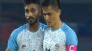 Sports News | Asian Games: Late Chhetri Penalty Helps India Beat Bangladesh 1-0 in Group A Encounter