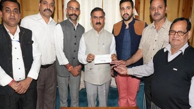 India News | Shimla’s Market Welfare Committee and Himachal’s Revenue Service Officers Association Make Donations to ‘Aapda Rahat Kosh’ 