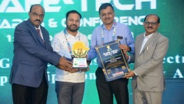 Business News | Crompton Honored with Safe-Tech Award 2023 for Championing Safety Awareness at Its Baddi Plant