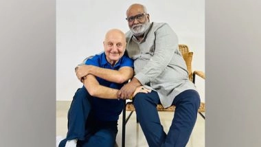 Entertainment News | Anupam Kher Learns How to Play Piano from MM Keeravani