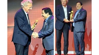 Business News | Nirmal Bardiya Honored with 'Extraordinary 40' Jewellery World Award at Hong Kong