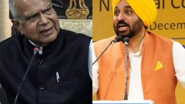 India News | Punjab Governor Banwarilal Purohit Replies to CM Bhagwant, Asks Him to Wait for SC Decision in Pending RDF Issue