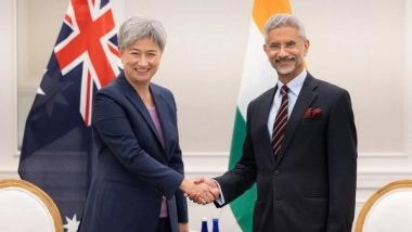World News | EAM Jaishankar and His Australian Counterpart Wong Note Positive Trajectory of Ties 