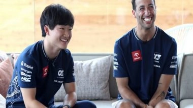 Sports News | Formula 1: Yuki Tsunoda and Daniel Ricciardo to Race for AlphaTauri in 2024