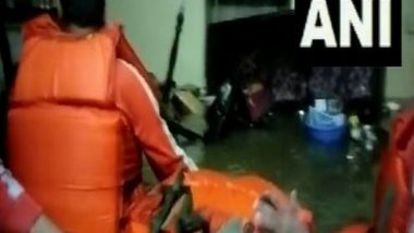 India News | Maharashtra Rains: NDRF Rescues 6 People Stranded in Nagpur’s Ambajhari Lake Area