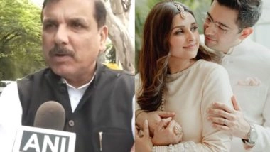 Entertainment News | May God Fulfil All Their Wishes: AAP MP Sanjay Singh Congratulates Raghav Chadha, Parineeti Chopra Ahead of Their Wedding