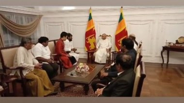 World News | Telangana Tourism Minister Calls on Sri Lankan Prime Minister in Colombo