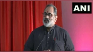 Business News | Union Minister Rajeev Chandrasekhar Hails Groundbreaking at Micron Facility