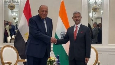 World News | EAM Jaishankar Holds Bilateral Talks with Egyptian Counterpart in New York
