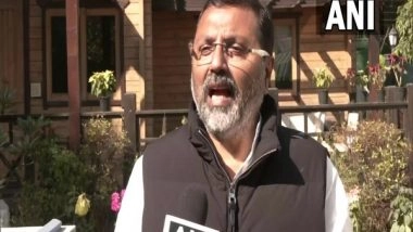 India News | BJP&rsquo;s Nishikant Dubey Demands Probe Against Danish Ali&rsquo;s Conduct After a Row over Ramesh Bidhuri's Remark in House