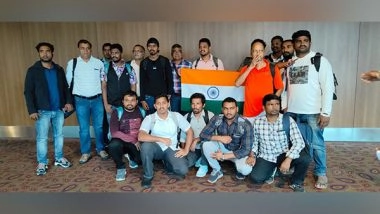 World News | 18 Indian Sailors Stuck at Yemen's Nishtun Port Reach Mumbai After Three Months&nbsp;