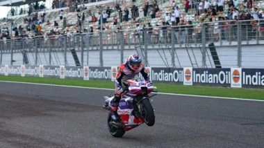 Sports News | Indian Grand Prix: Martin Bags Sprint Race, Bezzecchi Secures Pole Position