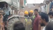 India News | Ghaziabad: Girl Dies After Two-storey Building Collapses in Loni; Police Suspect Cylinder Blast