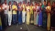 India News | Andhra Pradesh: TDP Leaders Hold Candle March Against Chandrababu's Arrest in Visakhapatnam