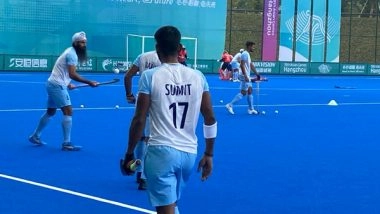 Sports News | Indian Men's Hockey Team Crushes Uzbekistan with Stunning 16-0 Victory in Asian Games Opener