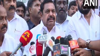 India News | AIADMK General Secy Palaniswami to Chair Key Meet in Chennai Tomorrow