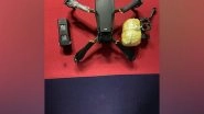 India News | BSF Finds Pakistani Drone Carrying Heroin in Punjab's Amritsar