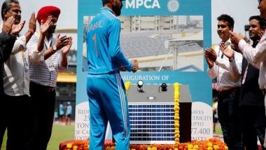 Sports News | Solar Panels Installed at Indore's Holkar Stadium Inaugurated, Will Reduce Carbon Emissions