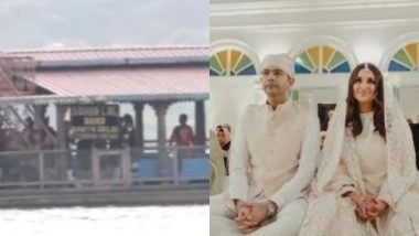 Entertainment News | Raghav Chadha's Baraat Arrives in a Boat, Delhi CM Kejriwal Spotted Wearing Safa