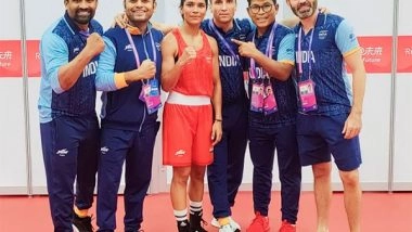 Sports News | Asian Games: Nikhat Zareen Moves to Next Round in Women's 50kg Category 