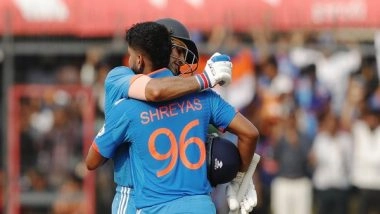 Sports News | Gill-Iyer Centuries, Suryakumar's Fireworks Help India Reach 399/5 Against Australia in 2nd ODI