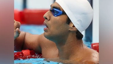 Sports News | Asian Games: Srihari Nataraj Misses Medal; Finishes 6th in Final of Men's 100m Backstroke 