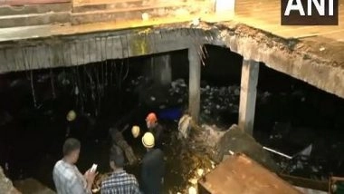 India News | Several Injured as Slab Collapses in Gujarat's Rajkot 