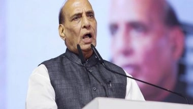 India News | Defence Minister Rajnath Singh to Inaugurate Bharat Drone Shakti Exhibition Today, Induct C-295 Aircraft into IAF