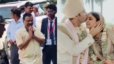 Entertainment News | Kejriwal, Bhagwant Mann Leave from Udaipur Post Attending RagNeeti’s Wedding Festivities