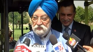 Business News | The Future of Our Transport Will Be on Green Hydrogen: Hardeep Singh Puri