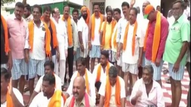 India News | Karnataka: BJP Leaders, Workers Stage Protests in Mandya on Release of Cauvery Water to TN