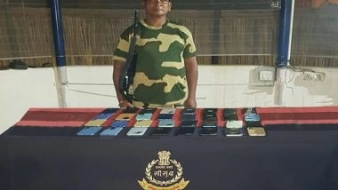 India News | BSF Seizes Android Mobiles from Smugglers in West Bengal's Malda
