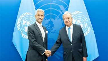 World News | EAM Jaishankar, UN Chief Discusses How India's G20 Presidency Contributed to Strengthening UN's Sustainable Development Agenda