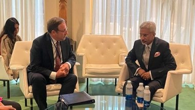 World News | EAM Jaishankar Meets UNDP Administrator Achim Steiner in New York 