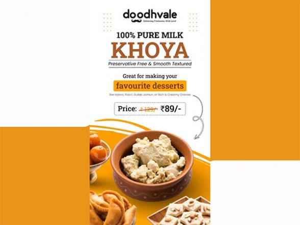 Business News | This Festive Season, Doodhvale Introduces 100 Per Cent Pure Milk Khoya, Spearheading the Fight Against Adulteration - Vimarsana News