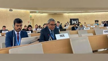 World News | Indian Envoy to UN Highlights Ongoing Situation in Myanmar at Human Rights Council Session