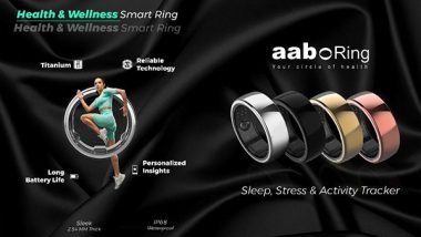 Business News | Aabo Releases New Version of Its AaboRing, A Medical Grade Health and Wellness Ring