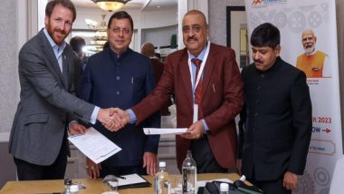 Uttarakhand Global Investors Summit 2023: CM Pushkar Singh Dhami Meets Industrialists in London, Signs MoU Worth Rs 2,000 Crore (See Pics)