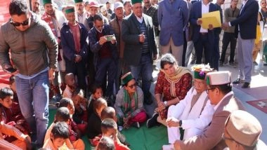 India News | Himachal Governor Visits Border Areas of Kinnaur District, Lauds Indian Forces