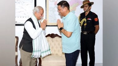 India News | Arunachal Pradesh CM Pema Khandu Calls on Governor Parnaik; Discuss Education, Ongoing Developmental Projects
