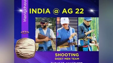 Sports News | Asian Games: Angad-Gurjoat-Anand Clinch Bronze in Men's Skeet Shooting