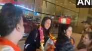 Sports News | Smriti Mandhana Receives Warm Welcome at Mumbai Airport After Winning Gold Medal at Asian Games