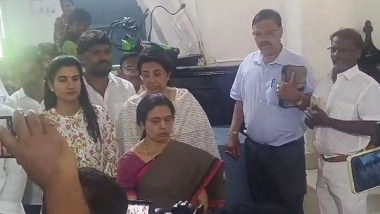 India News | Chandrababu Naidu's Wife Offers Prayers at St. Paul's Luthern Church in Rajamundry